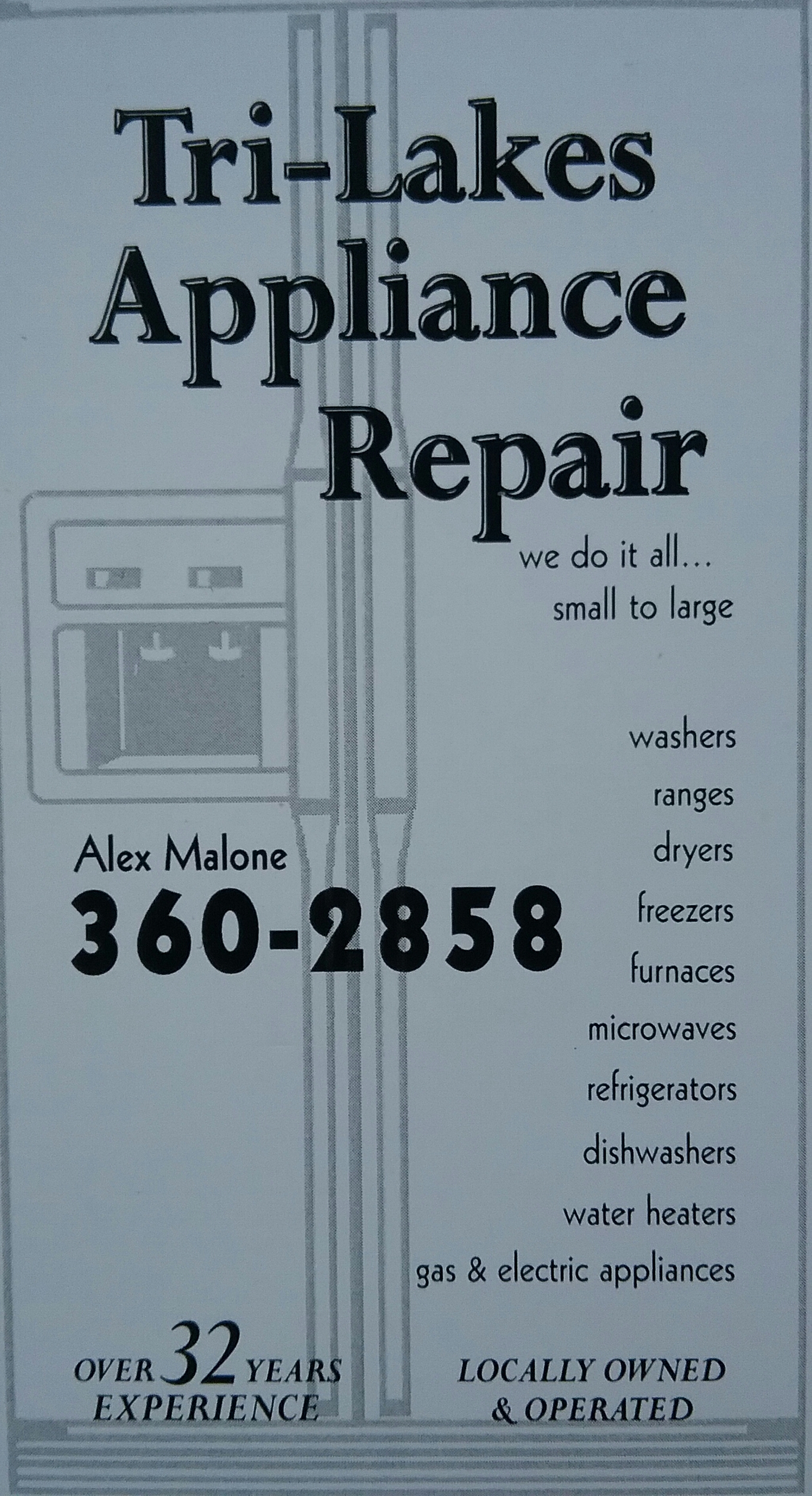 Tri-Lakes Appliance Repair Logo