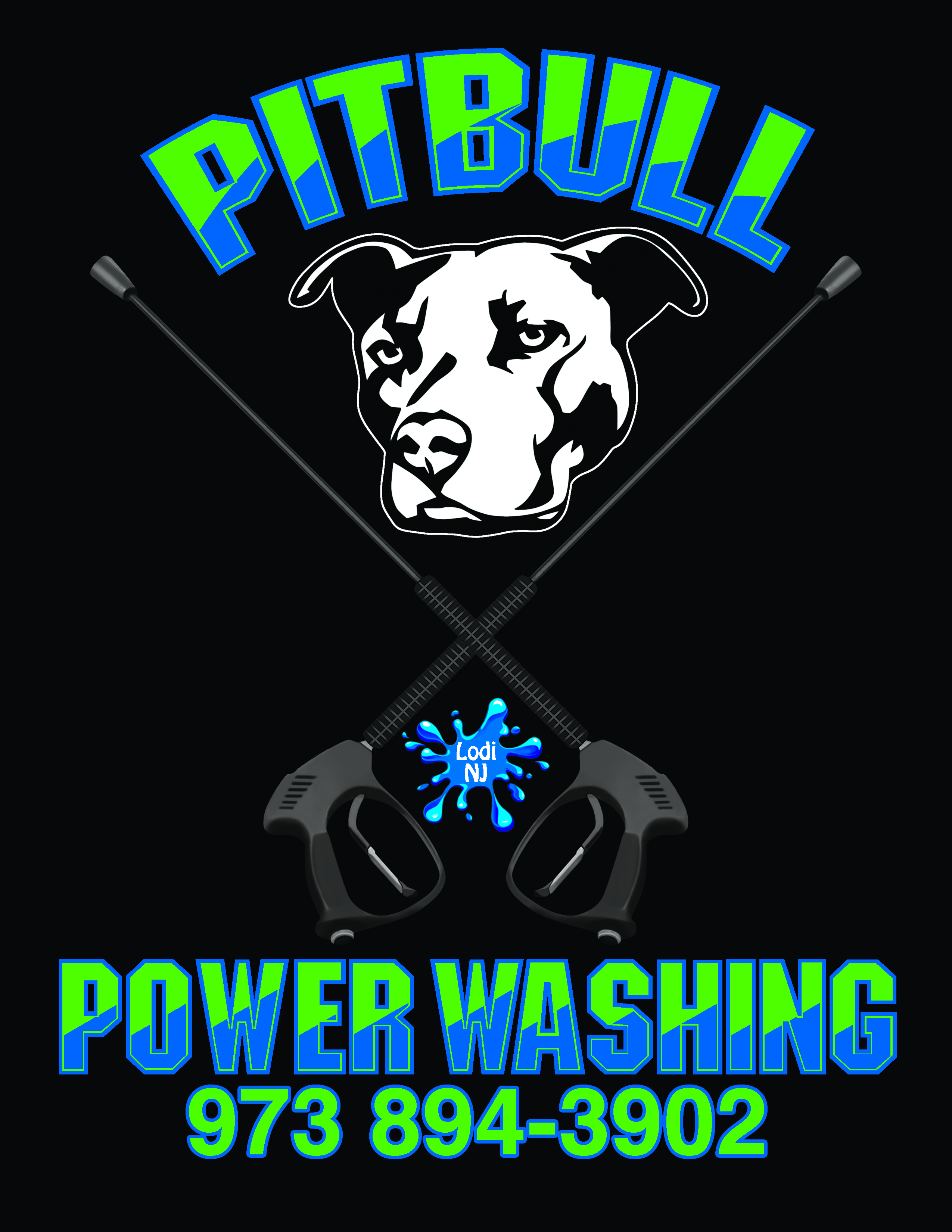 Pitbull Powerwashing Logo