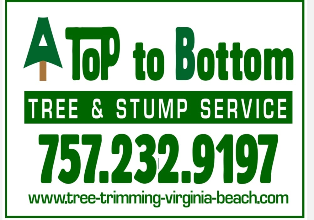 A Top to Bottom Tree & Lawn Service Logo