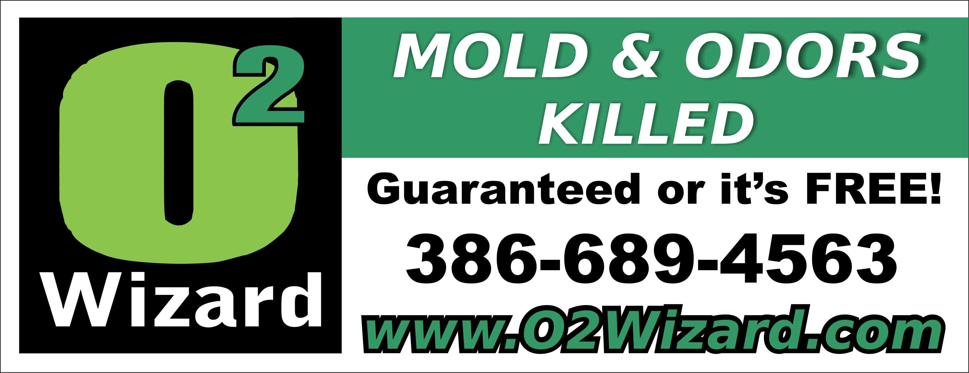 O2 Wizard Mold & Odors Logo