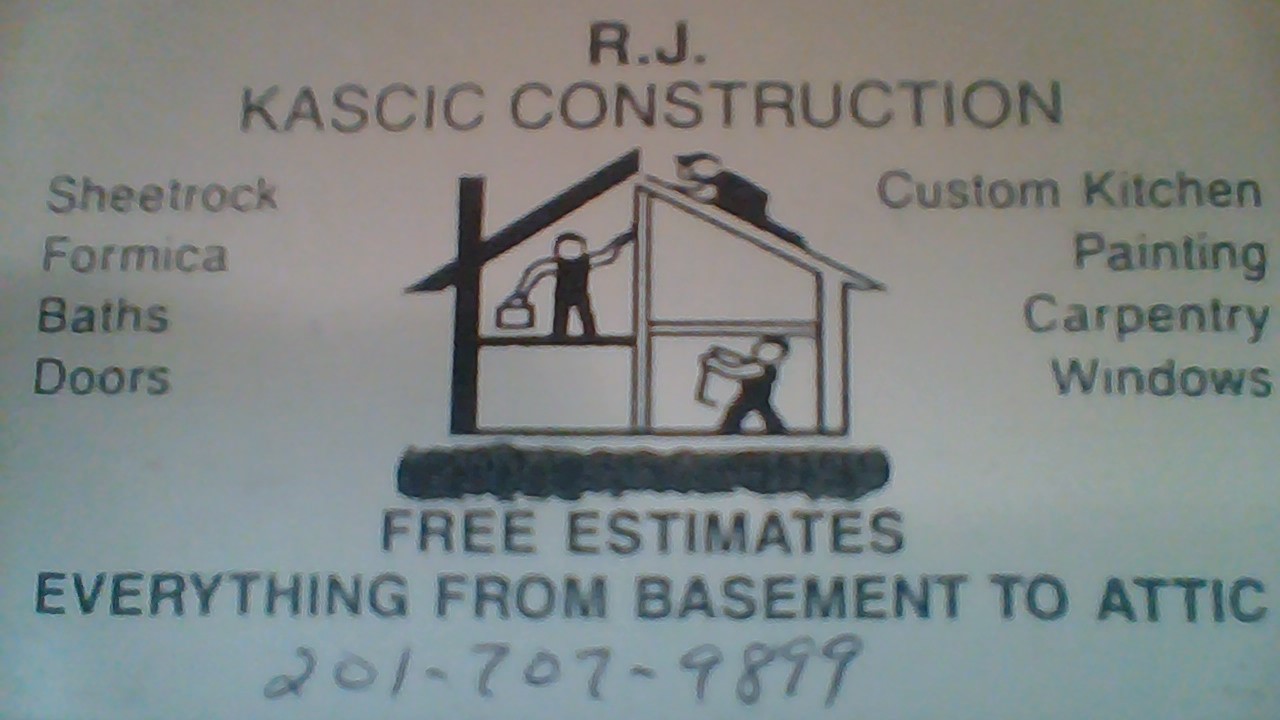 RJ Kascic Construction Logo
