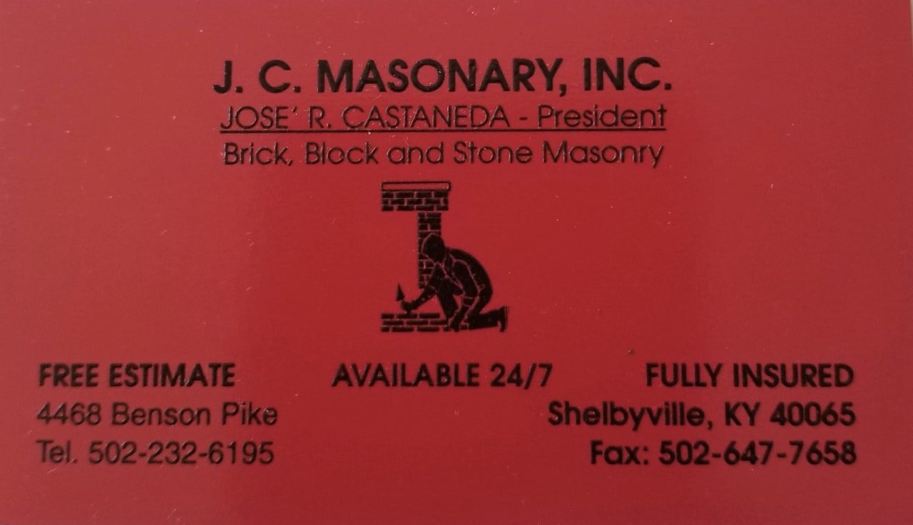 JC Masonry, Inc. Logo