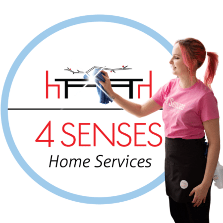 4 Senses House Cleaning Logo