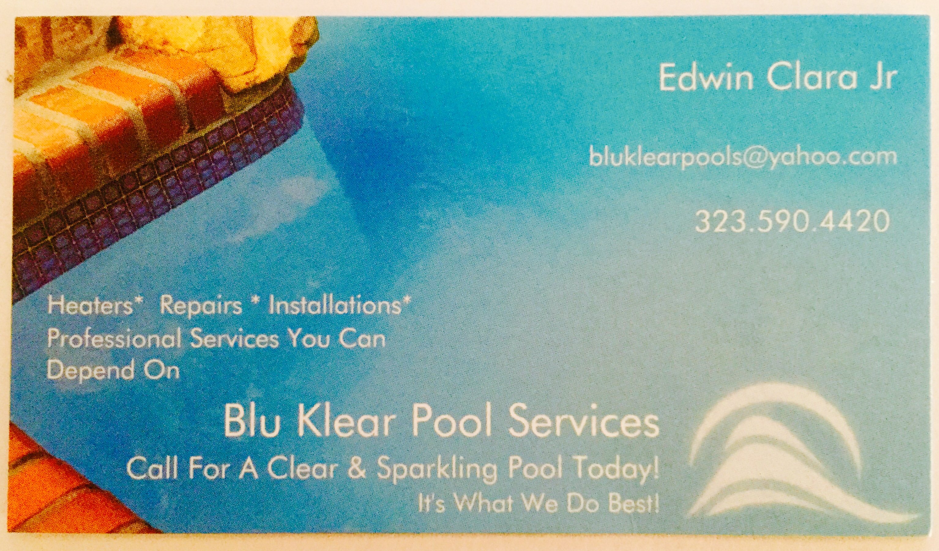 Blu Klear Pools Logo