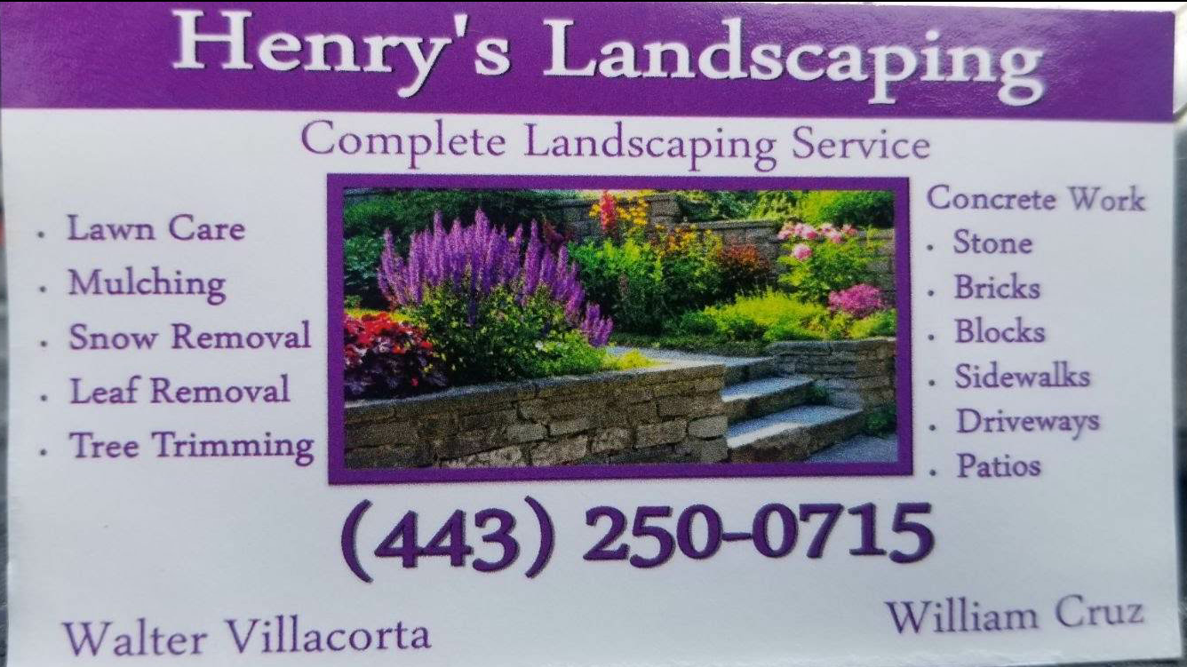 Henry's Landscaping, Inc. Logo