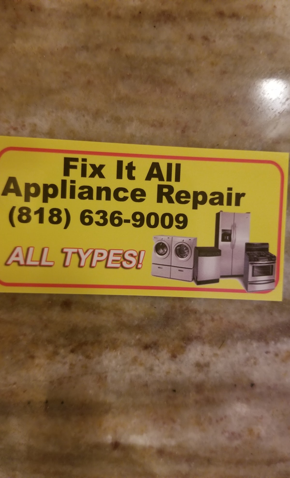 Fix It All Appliance Repair Logo