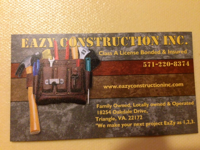 EaZy Construction, Inc. Logo
