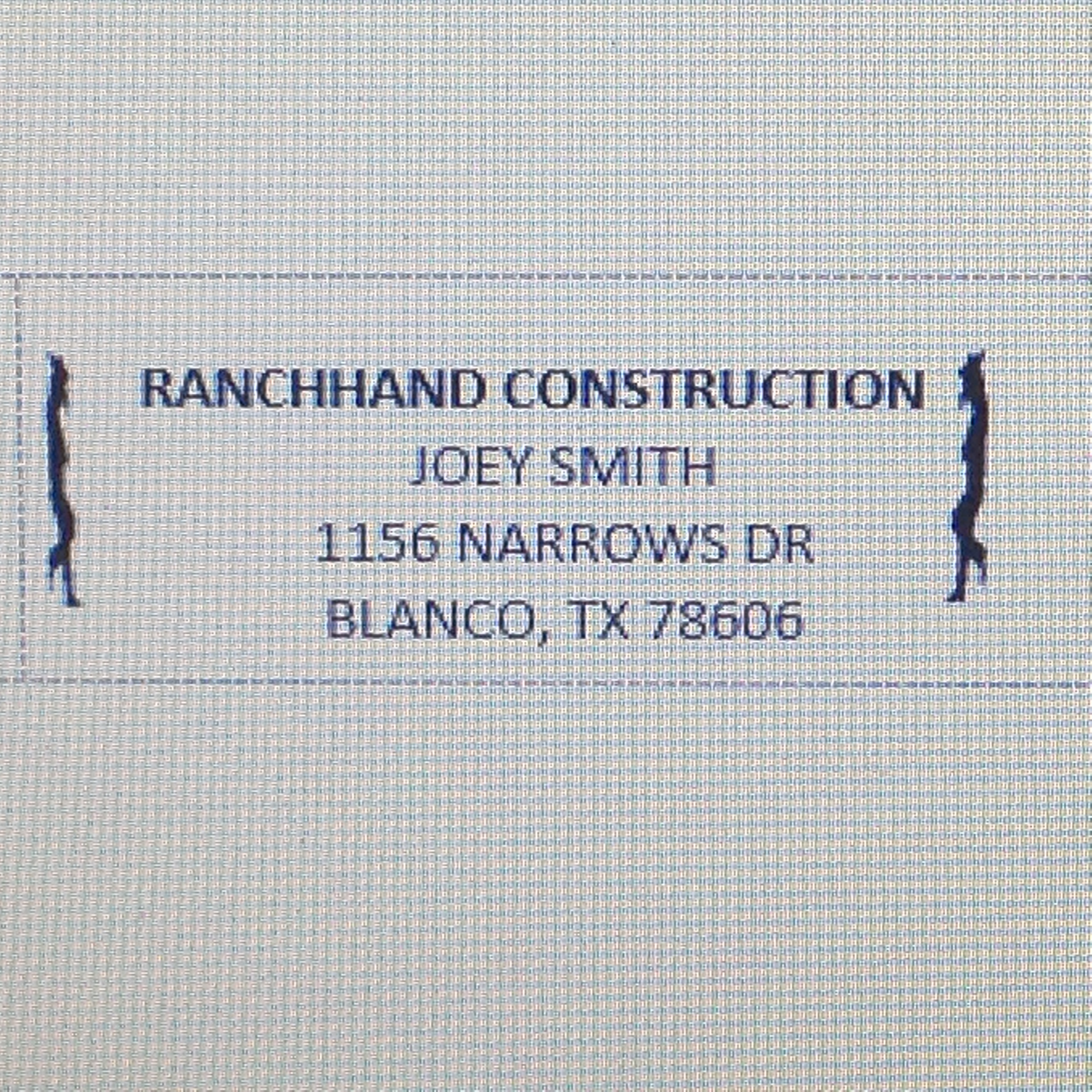 Ranchhand Construction Logo