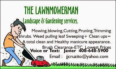 The Lawnmowerman  -Unlicensed Contractor Logo