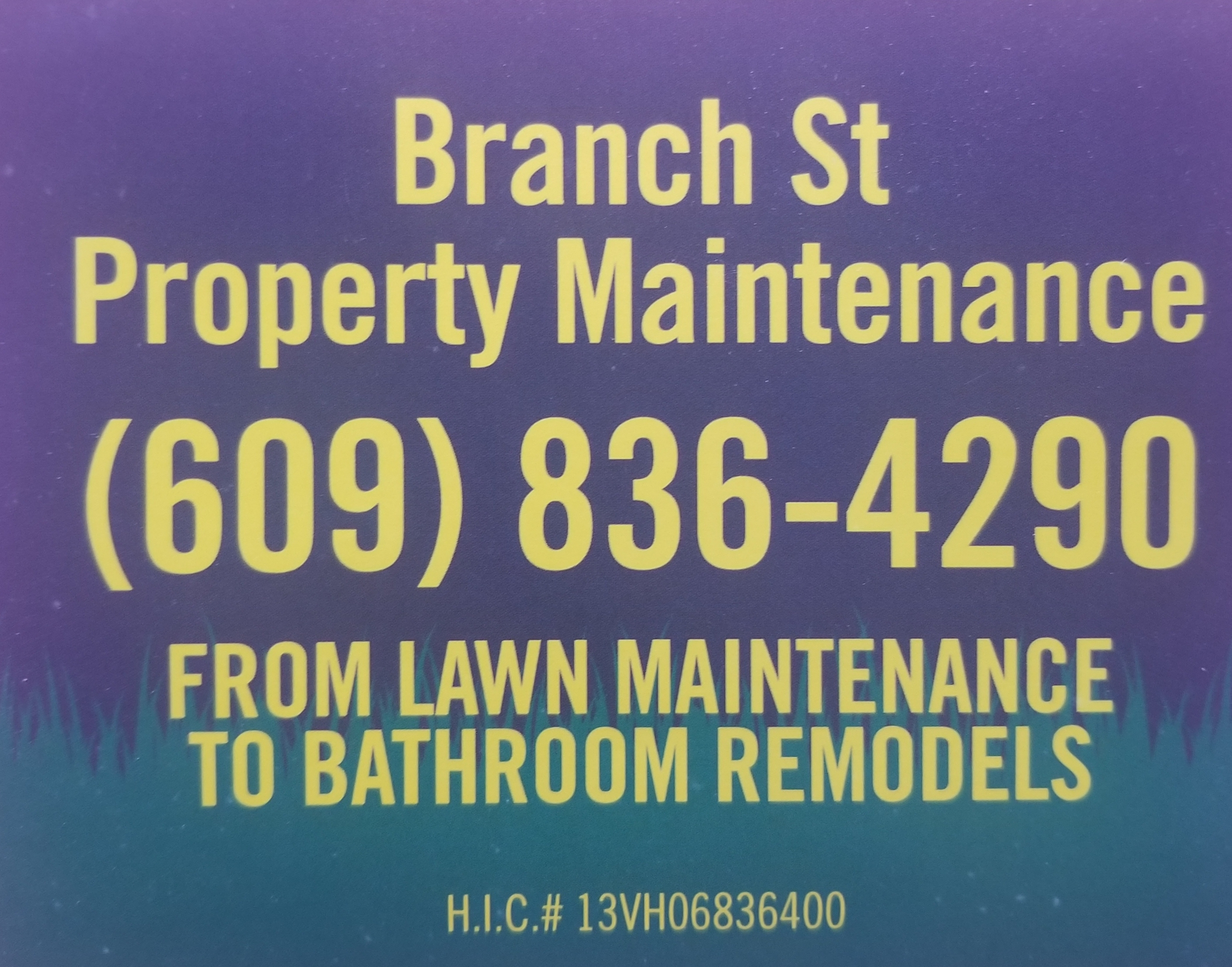 Branch St. Property Maintenance Logo