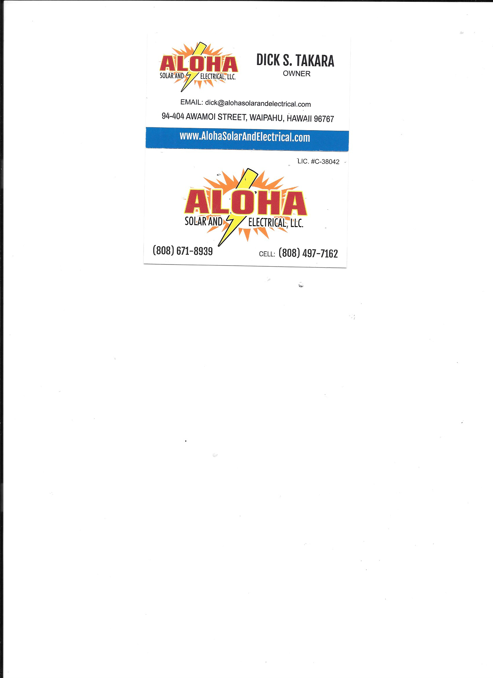 Aloha Solar and Electrical, LLC Logo