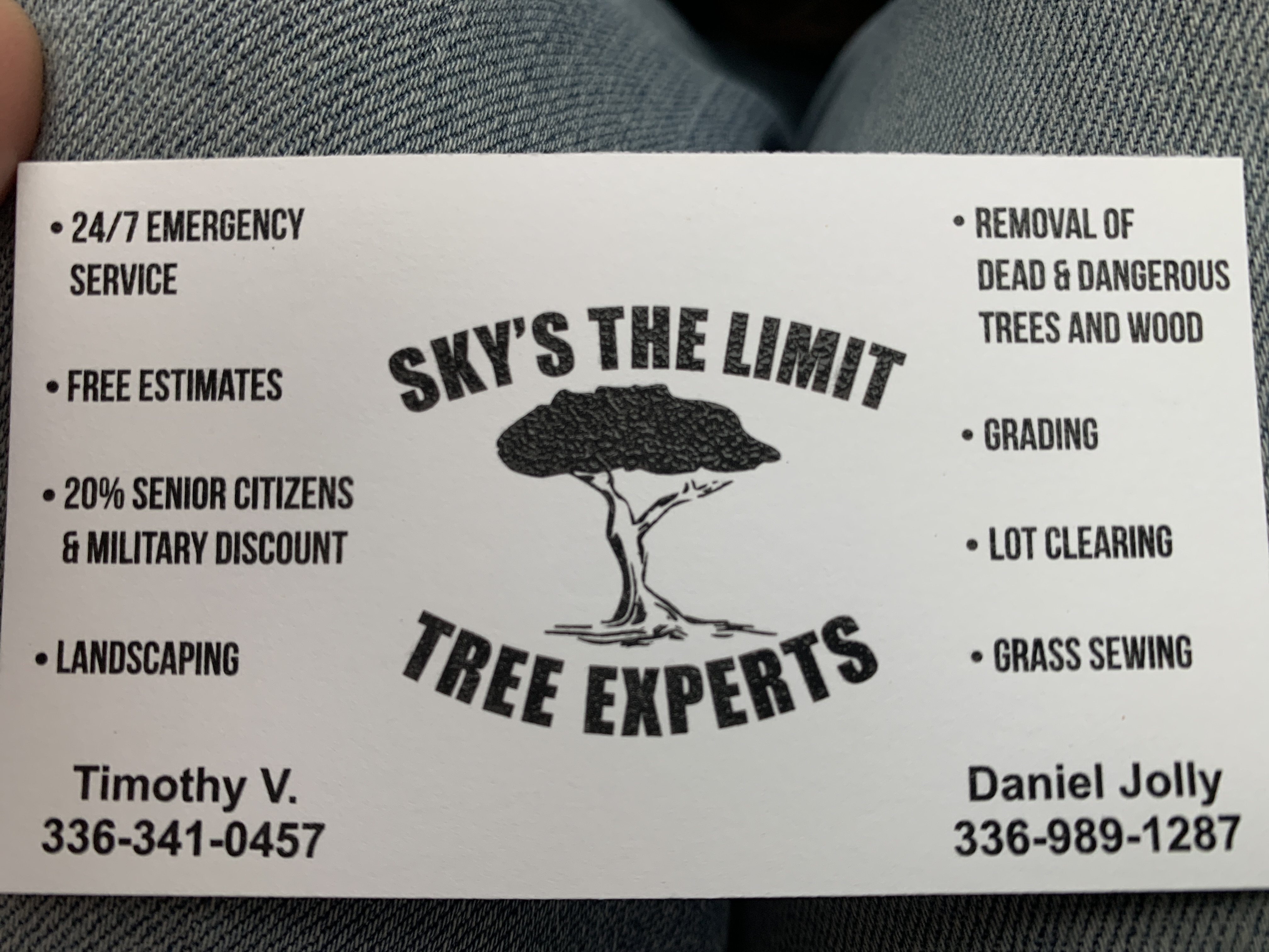 Sky's The Limit Tree Experts Logo