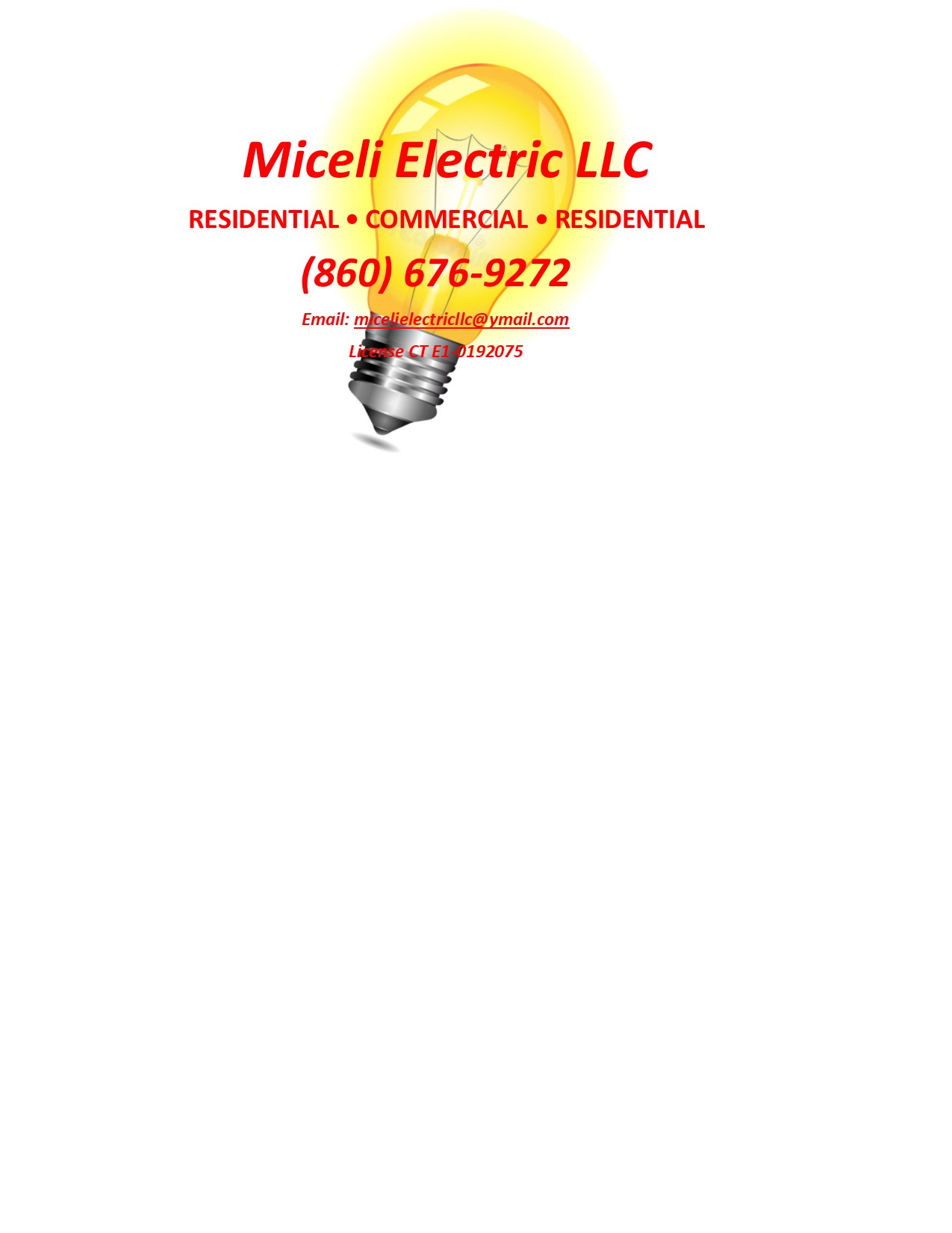 Miceli Electric, LLC Logo