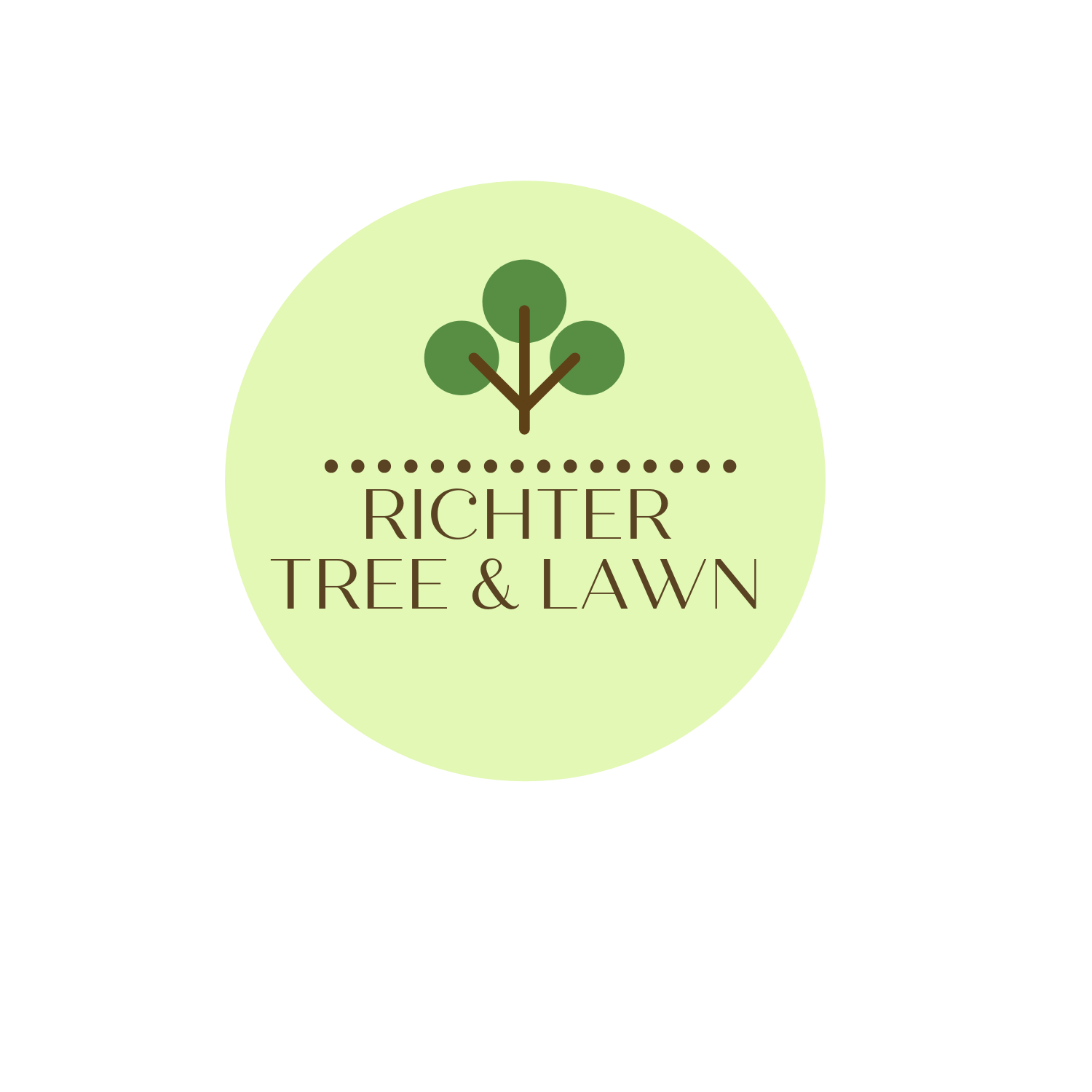 Richter Tree and Lawn Logo