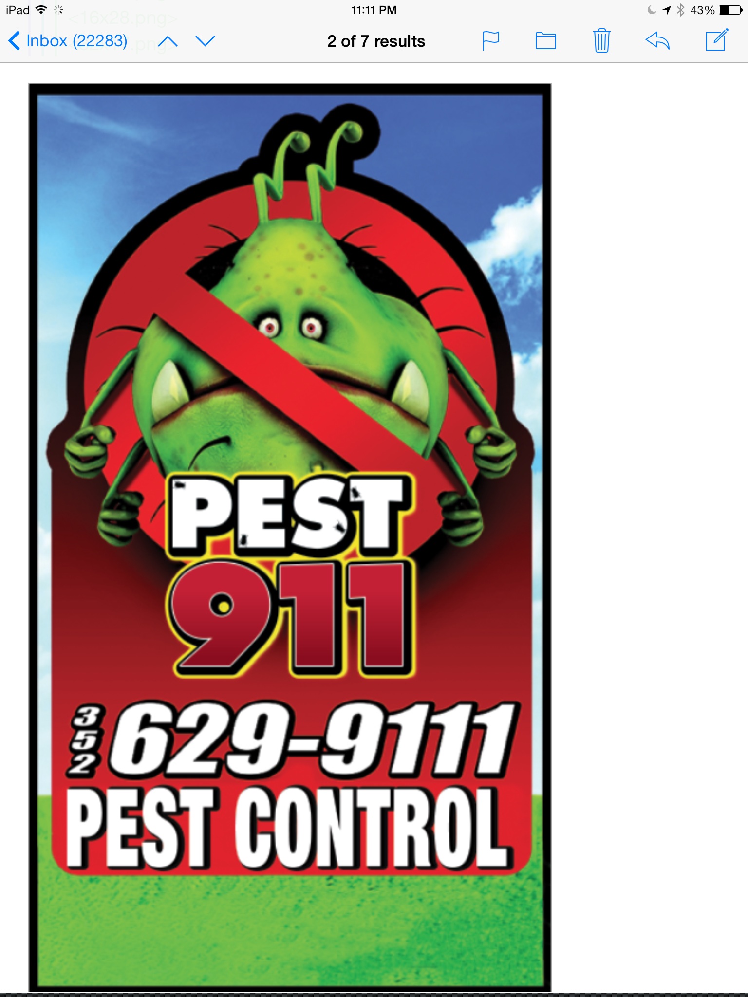Pest 911, LLC Logo