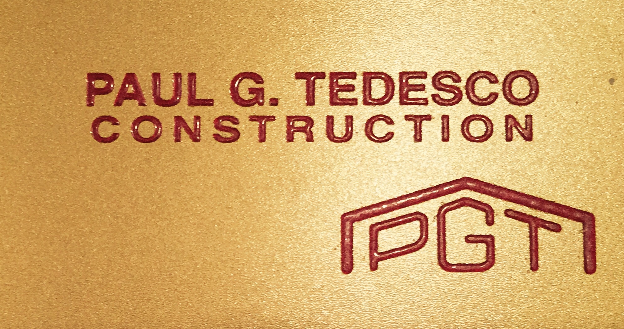 PG Tedesco Construction Logo
