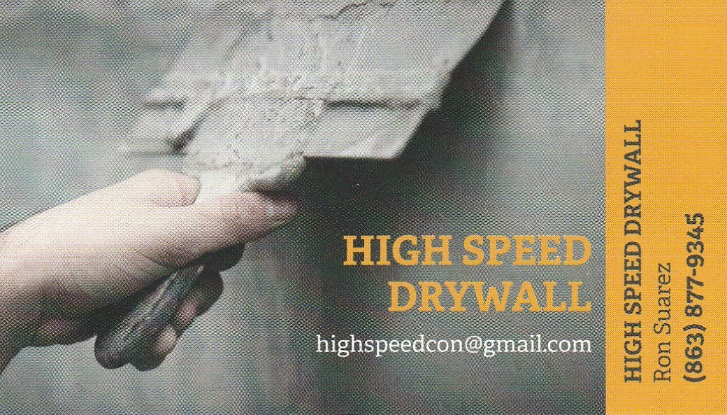 High Speed Drywall Logo