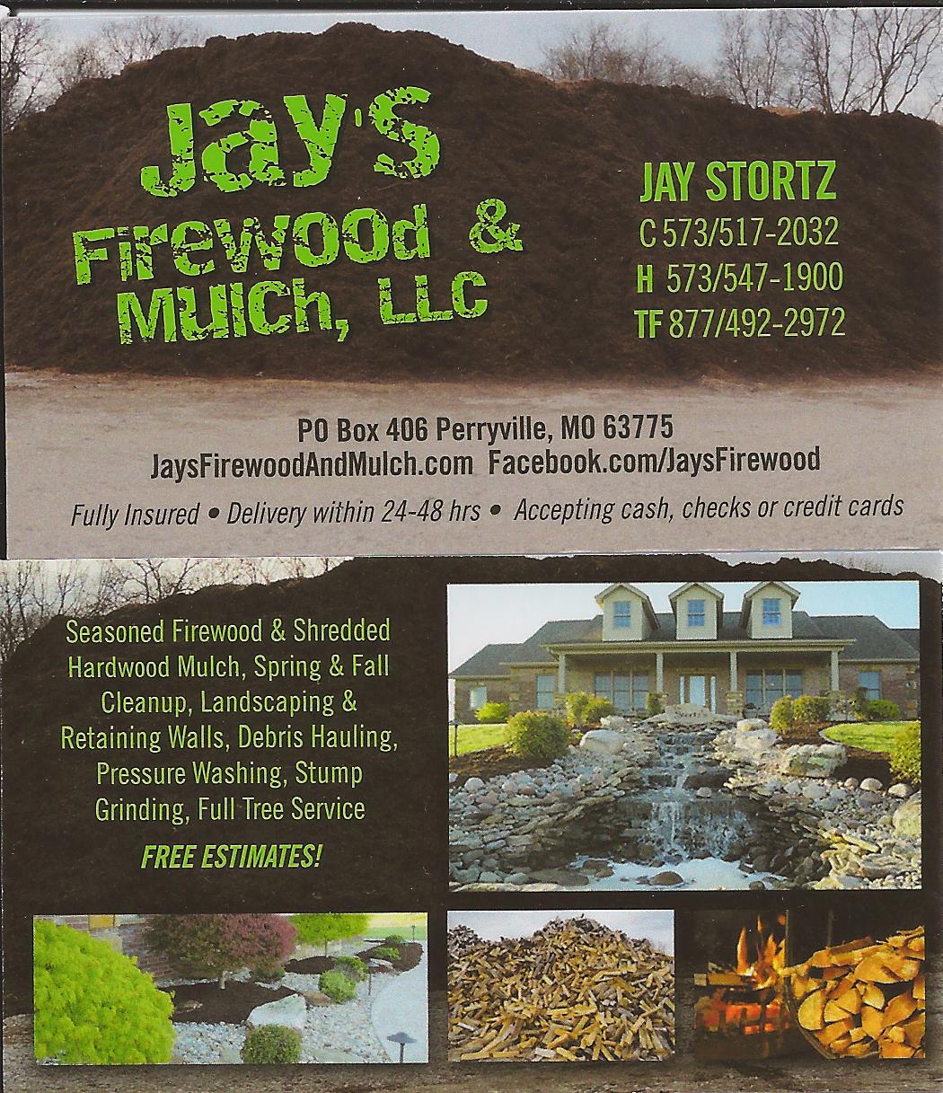 Jay's Firewood & Mulch, LLC Logo