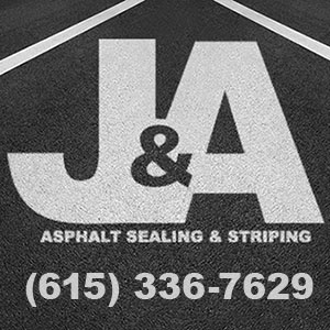 J&A Asphalt Sealing and Striping Logo
