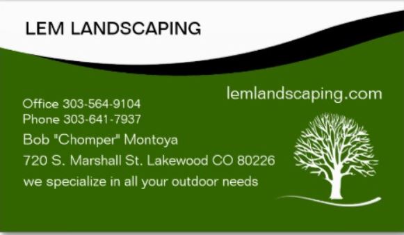 LEM Landscaping Logo