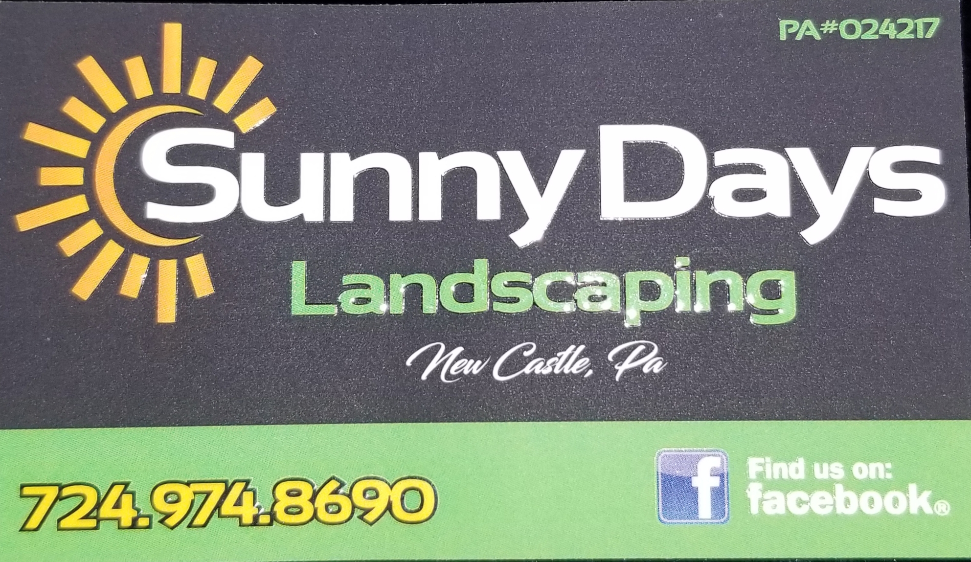 Sunny Days Landscaping Logo