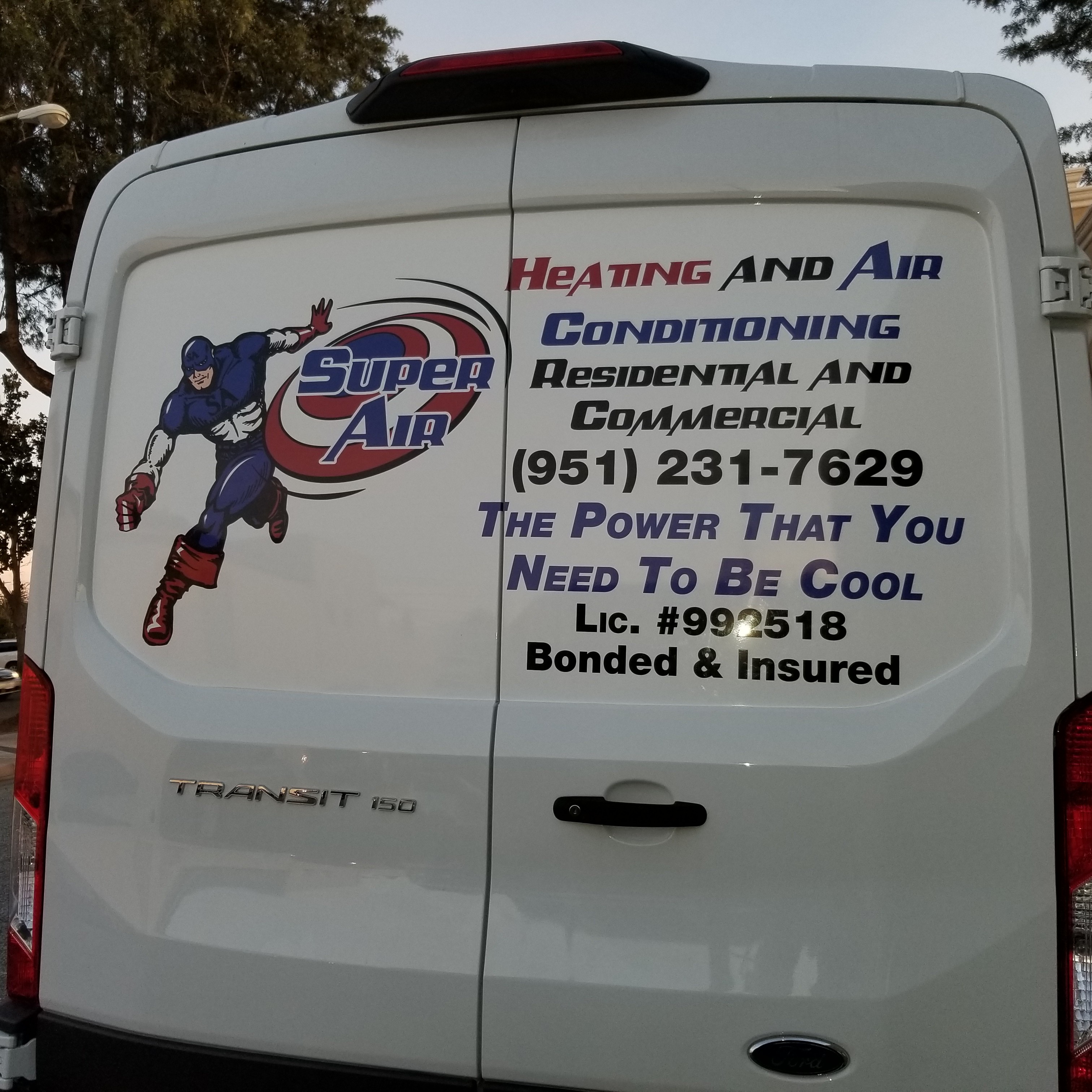 Super Air Heating and Air Conditioning Logo