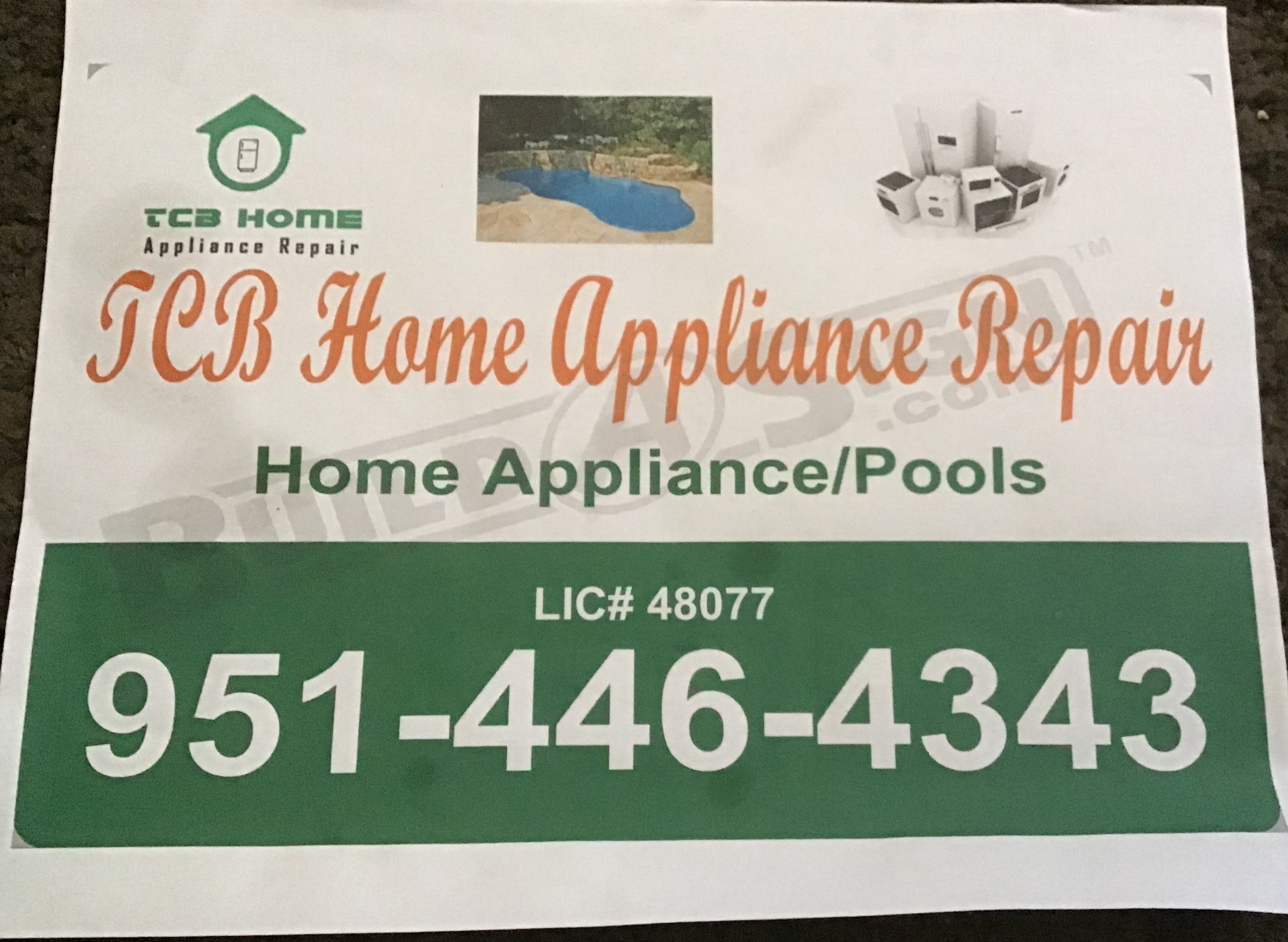 TCB Home Appliance Repair Logo