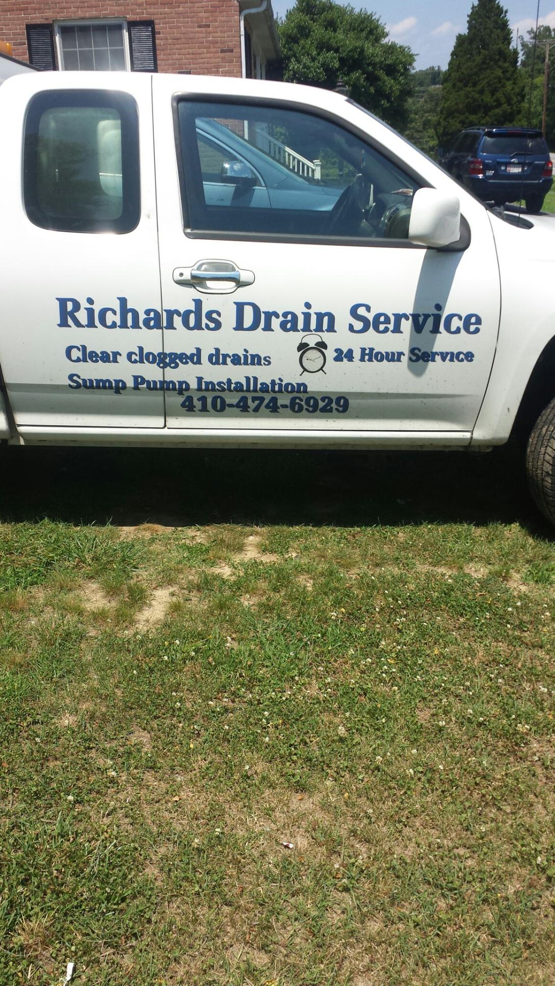 Richards Drain Cleaning Service Logo