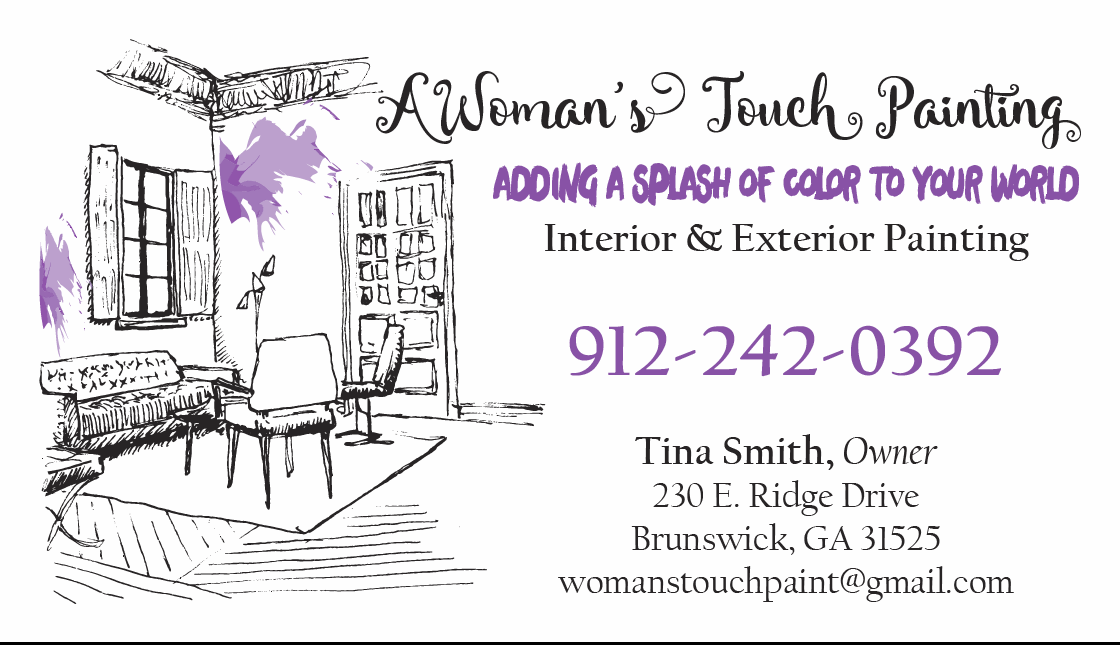 A Women's Touch Painting Logo