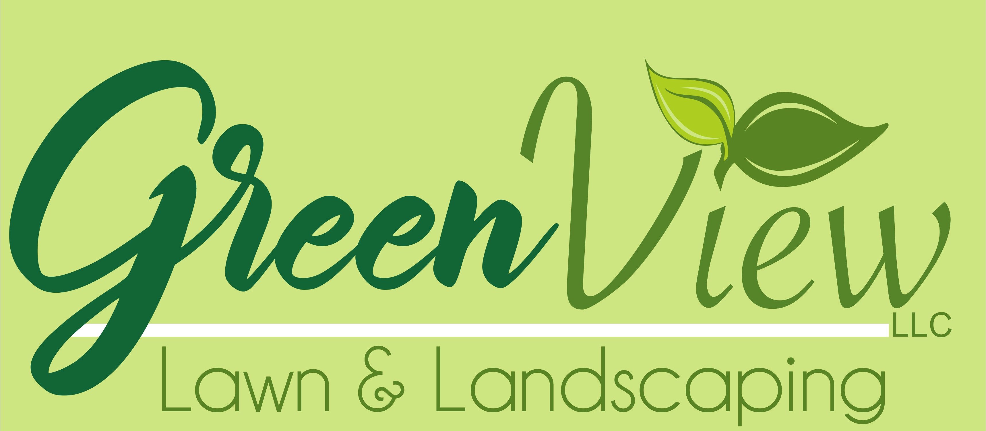 Green View Lawn and Landscaping Logo