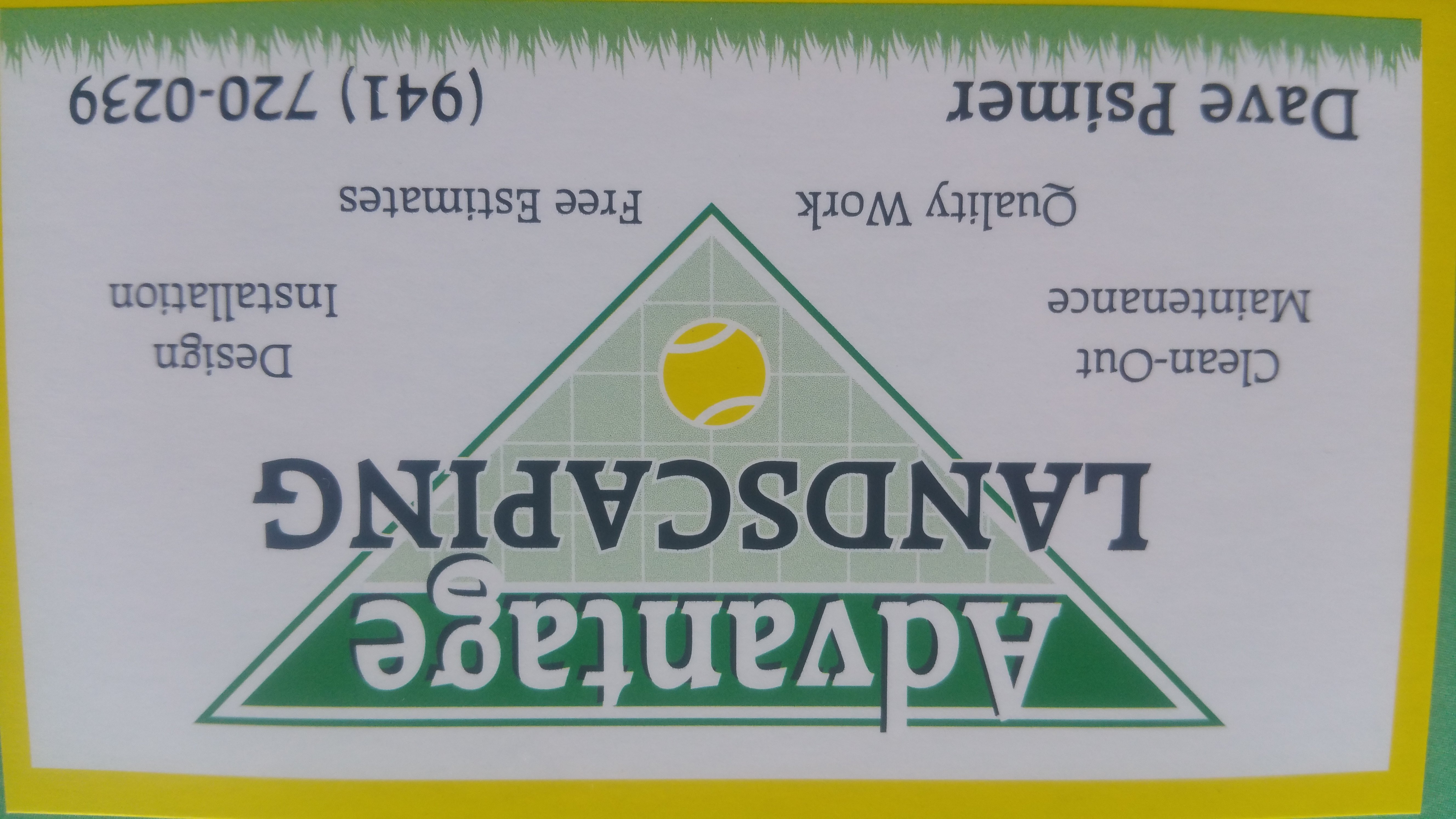 Advantage Landscaping Logo