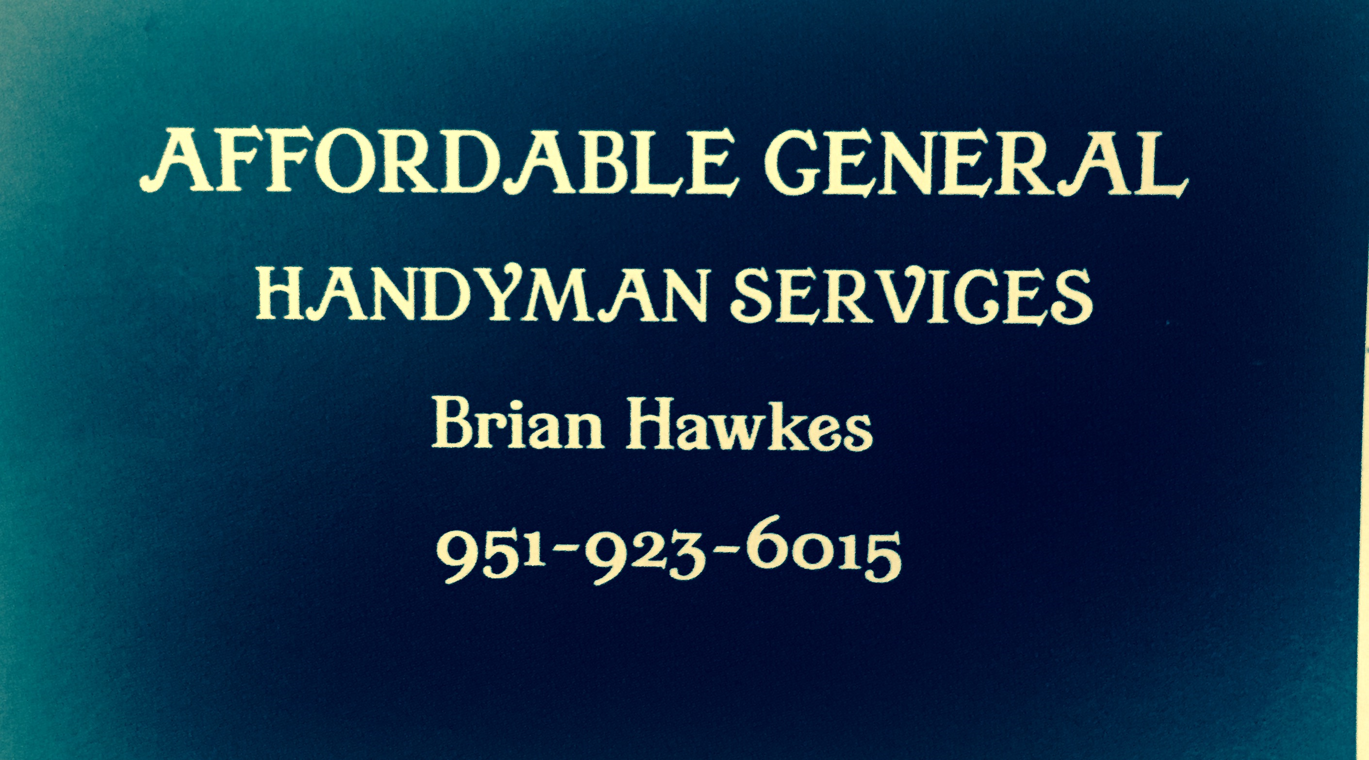 Affordable General Handyman - Unlicensed Contractor Logo