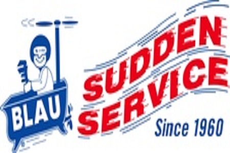Blau Sudden Service Logo