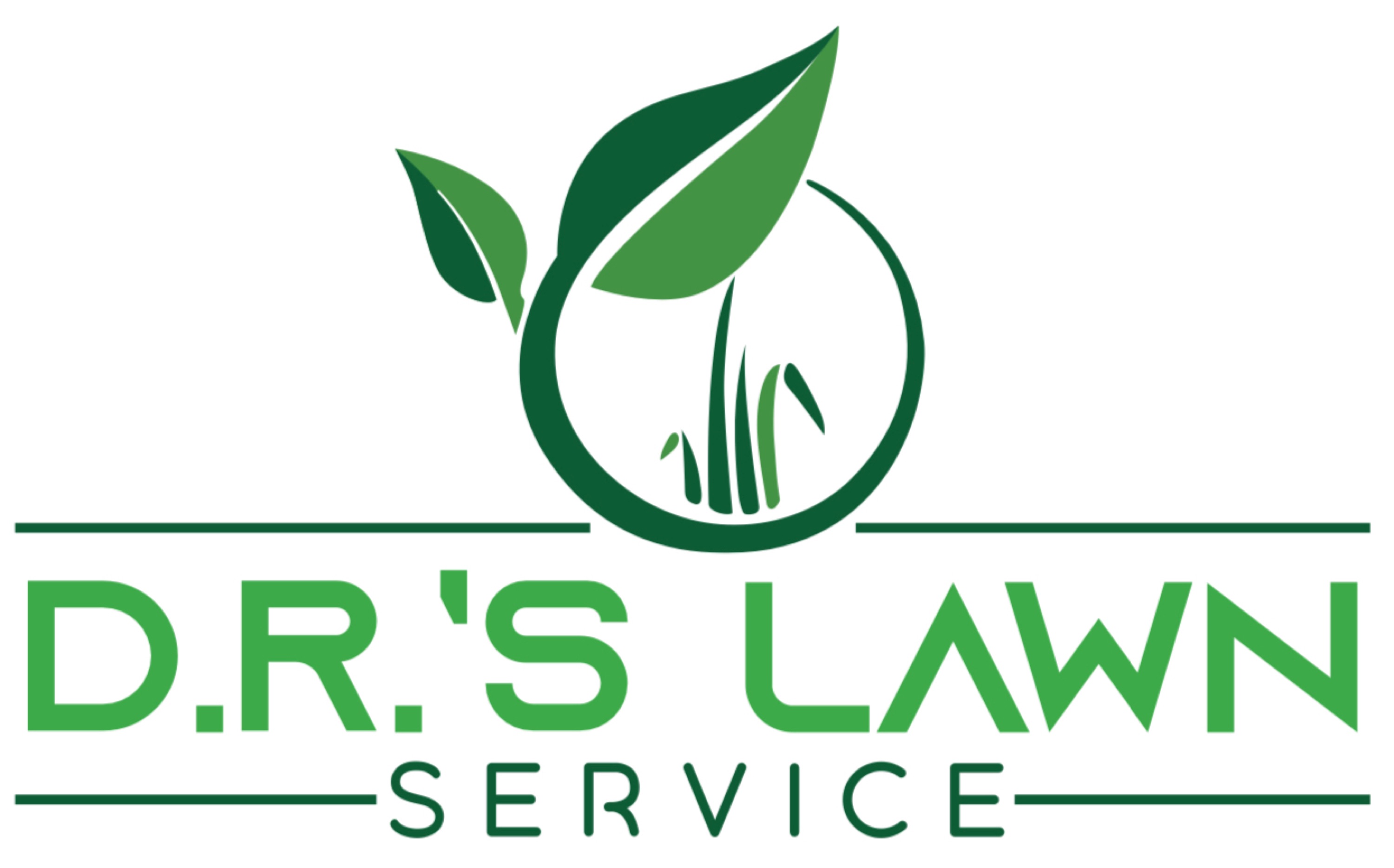 D.R's Lawn Service Logo
