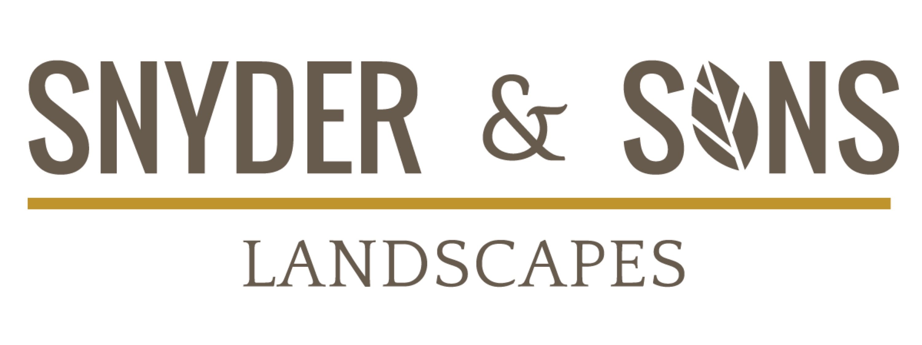 Snyder and Sons Landscapes, Inc. Logo