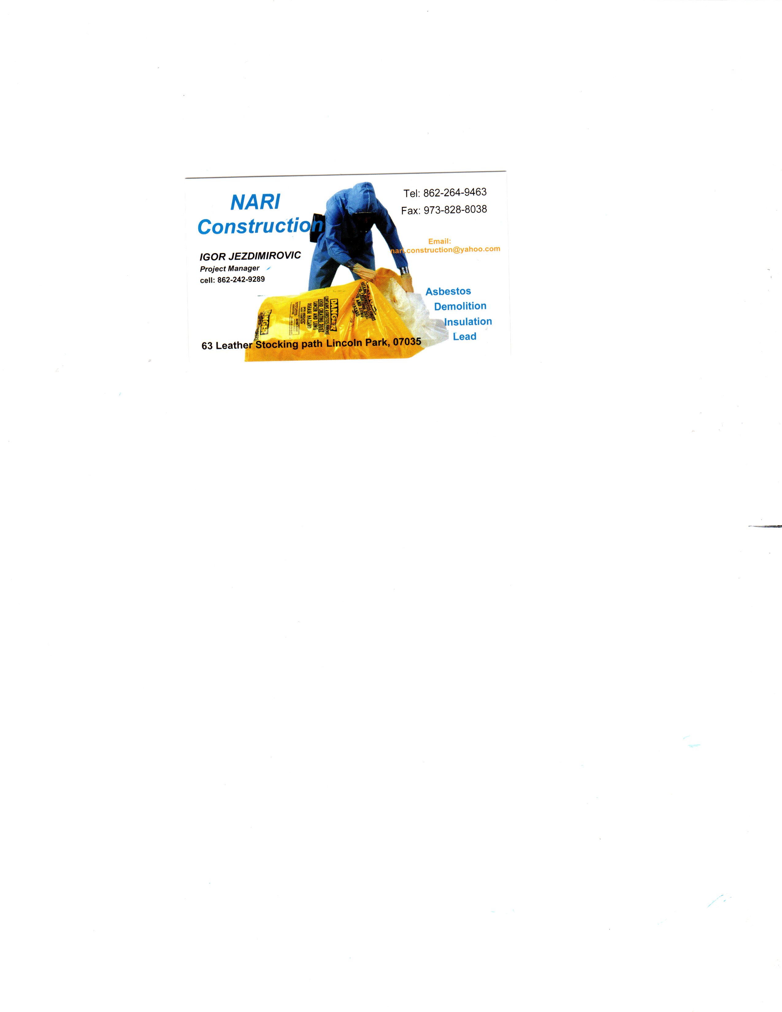 Nari Construction, LLC Logo