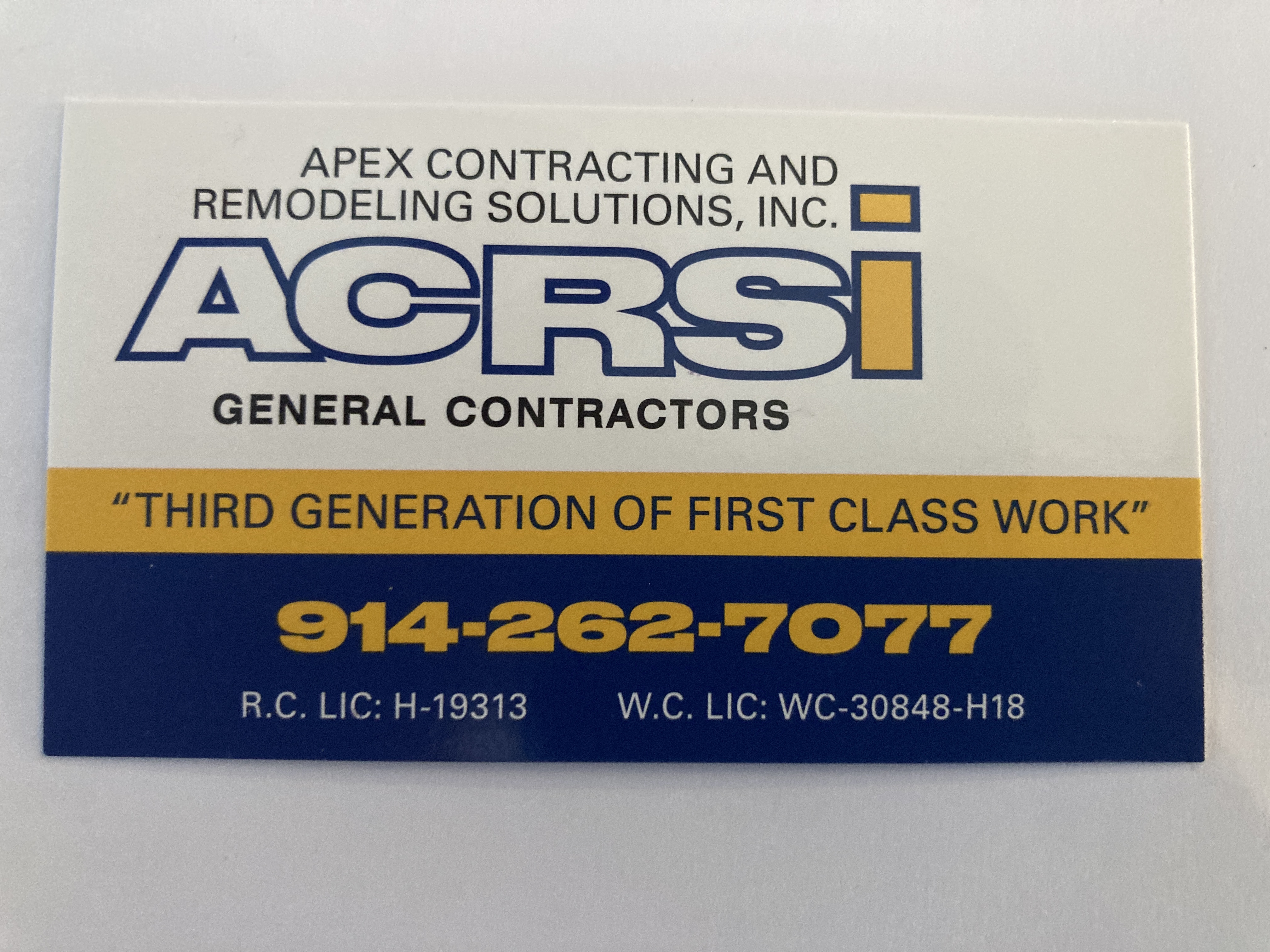 Apex Contracting and Remodeling Solutions, Inc. Logo