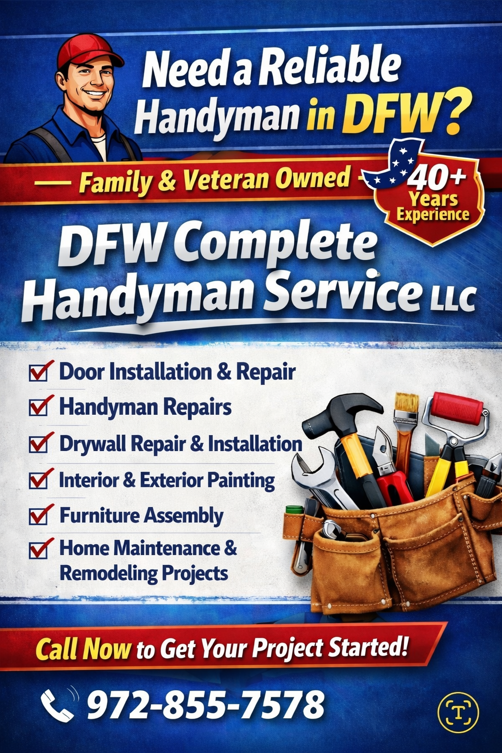 DFW Complete Handyman Service Logo
