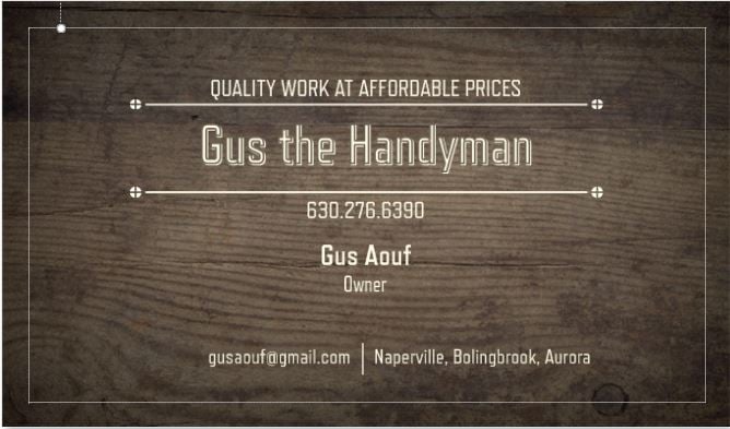 Gus the Handyman Logo