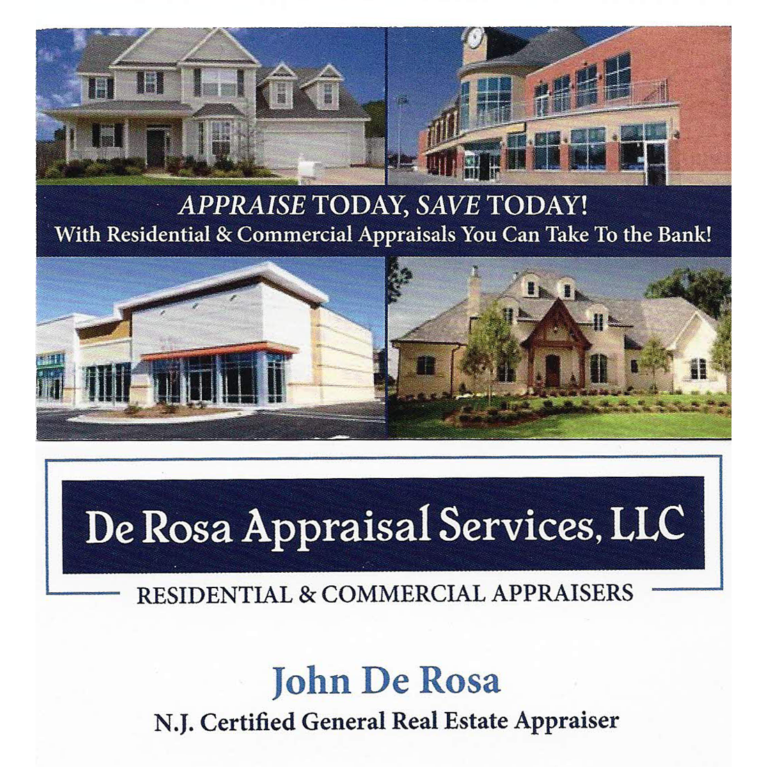 De Rosa Appraisal Services, LLC Logo