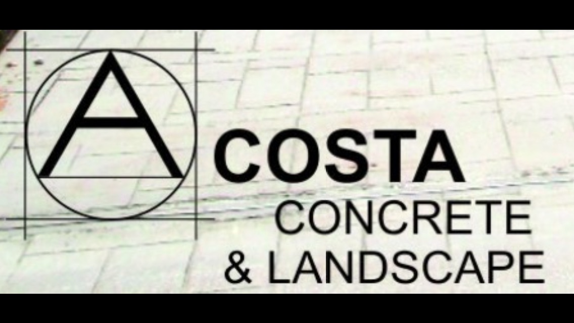 Acosta Concrete and Landscape Logo