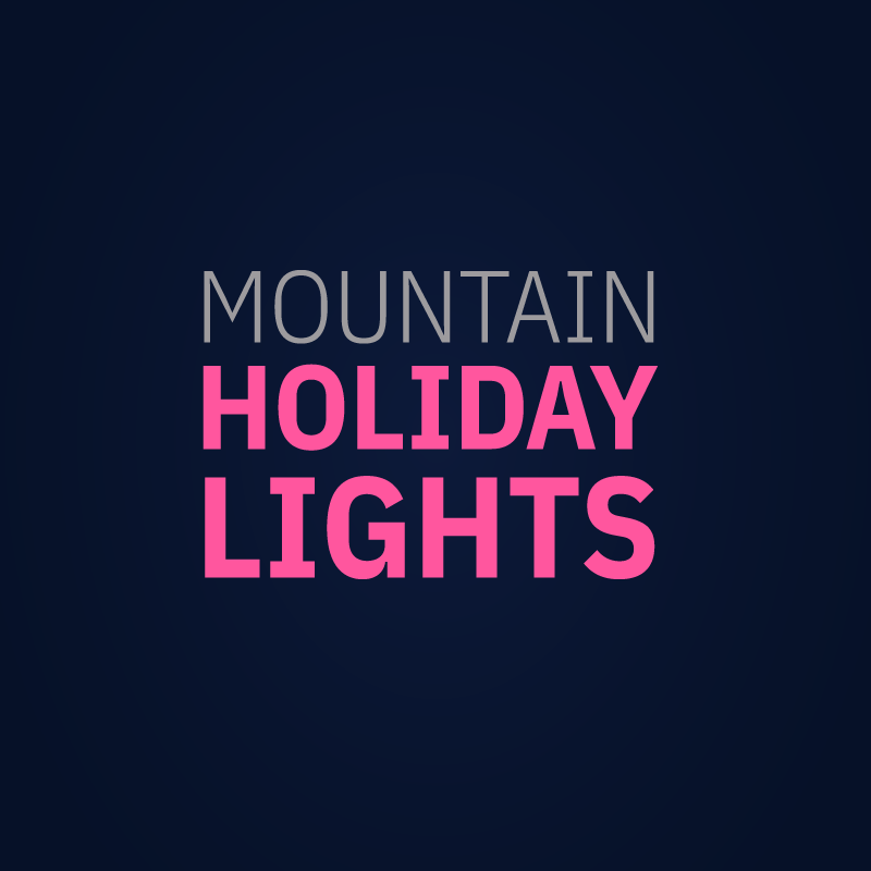 Mountain Holiday Lights Logo