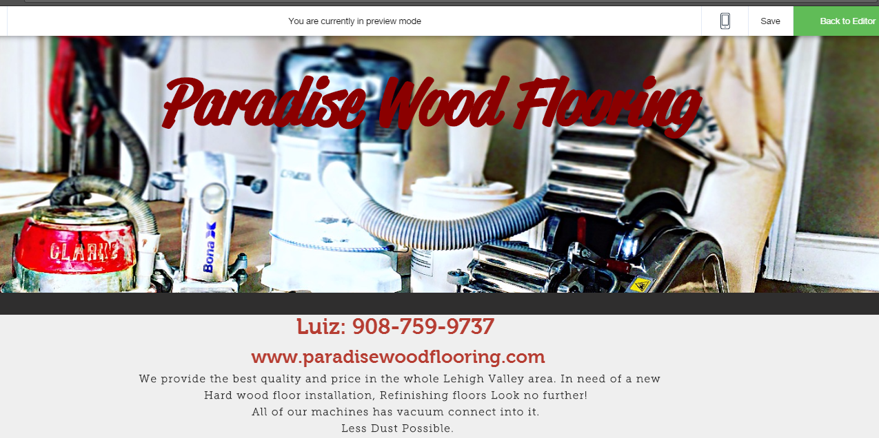 Paradise Wood Flooring Logo