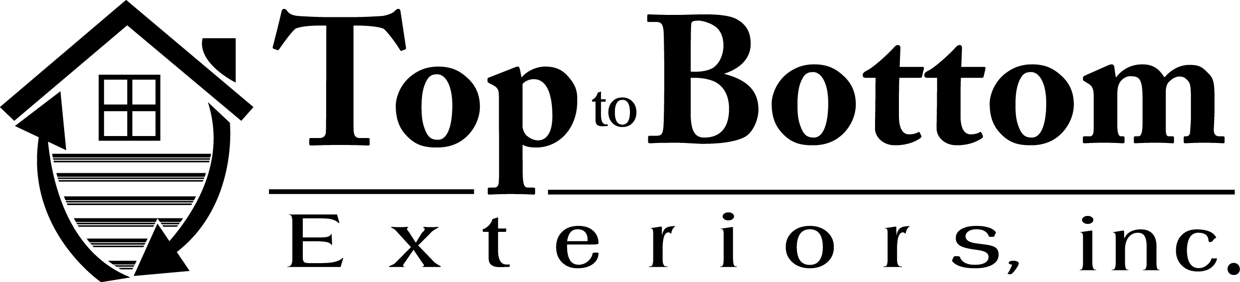 Top To Bottom Exteriors, Inc. Logo