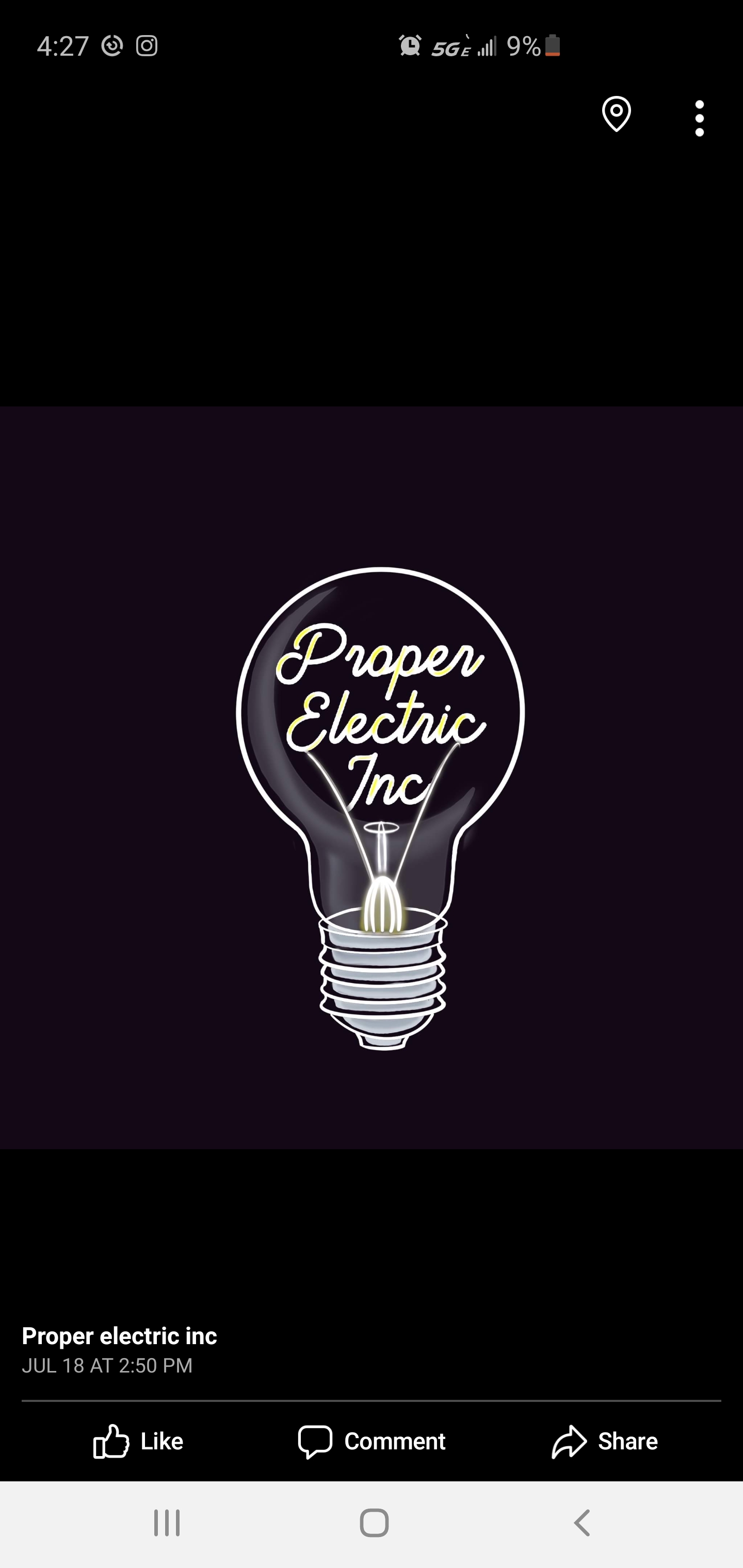 Proper Electric, Inc. Logo
