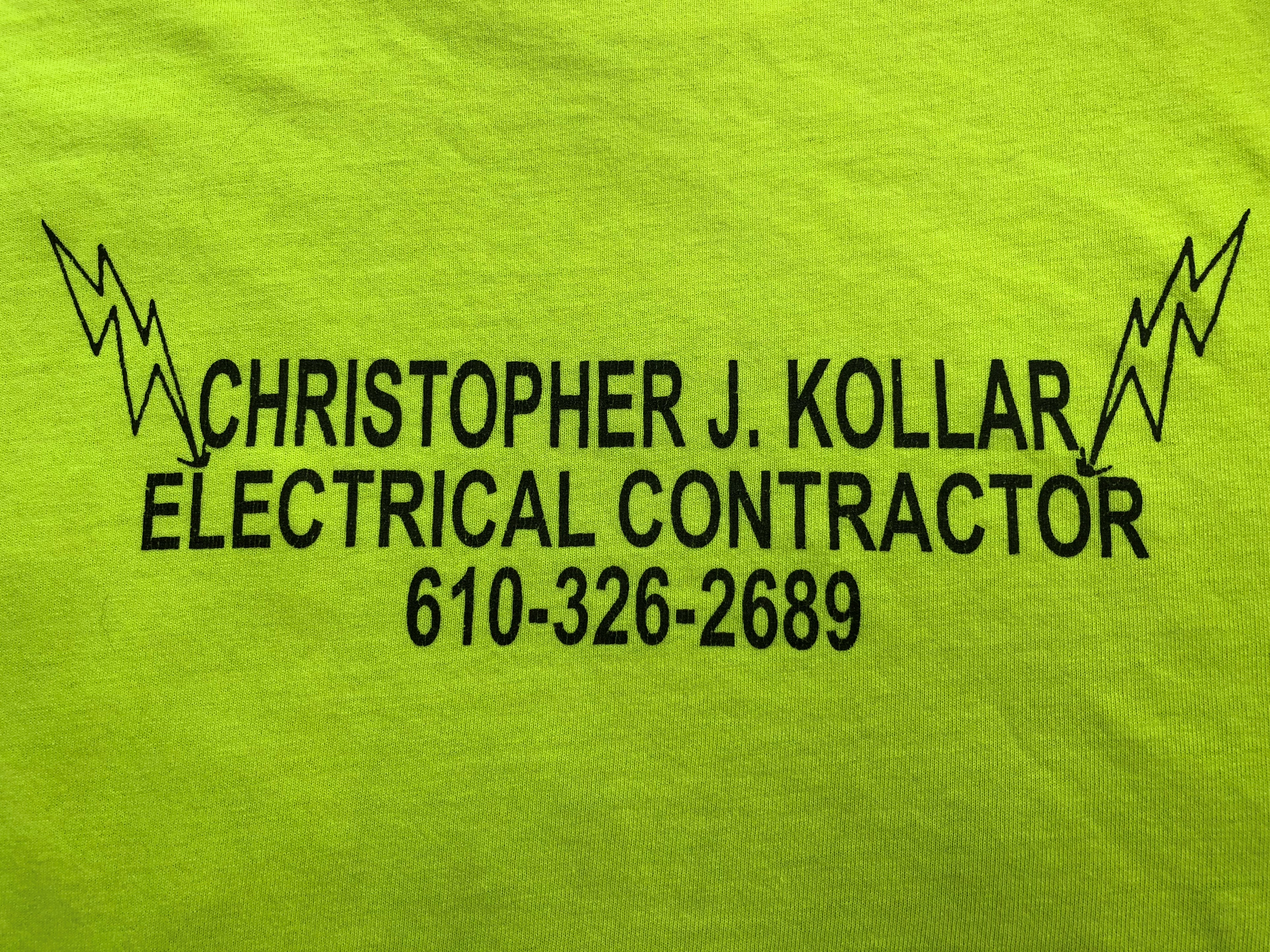 Christopher J. Kollar Electrical Contractor Logo