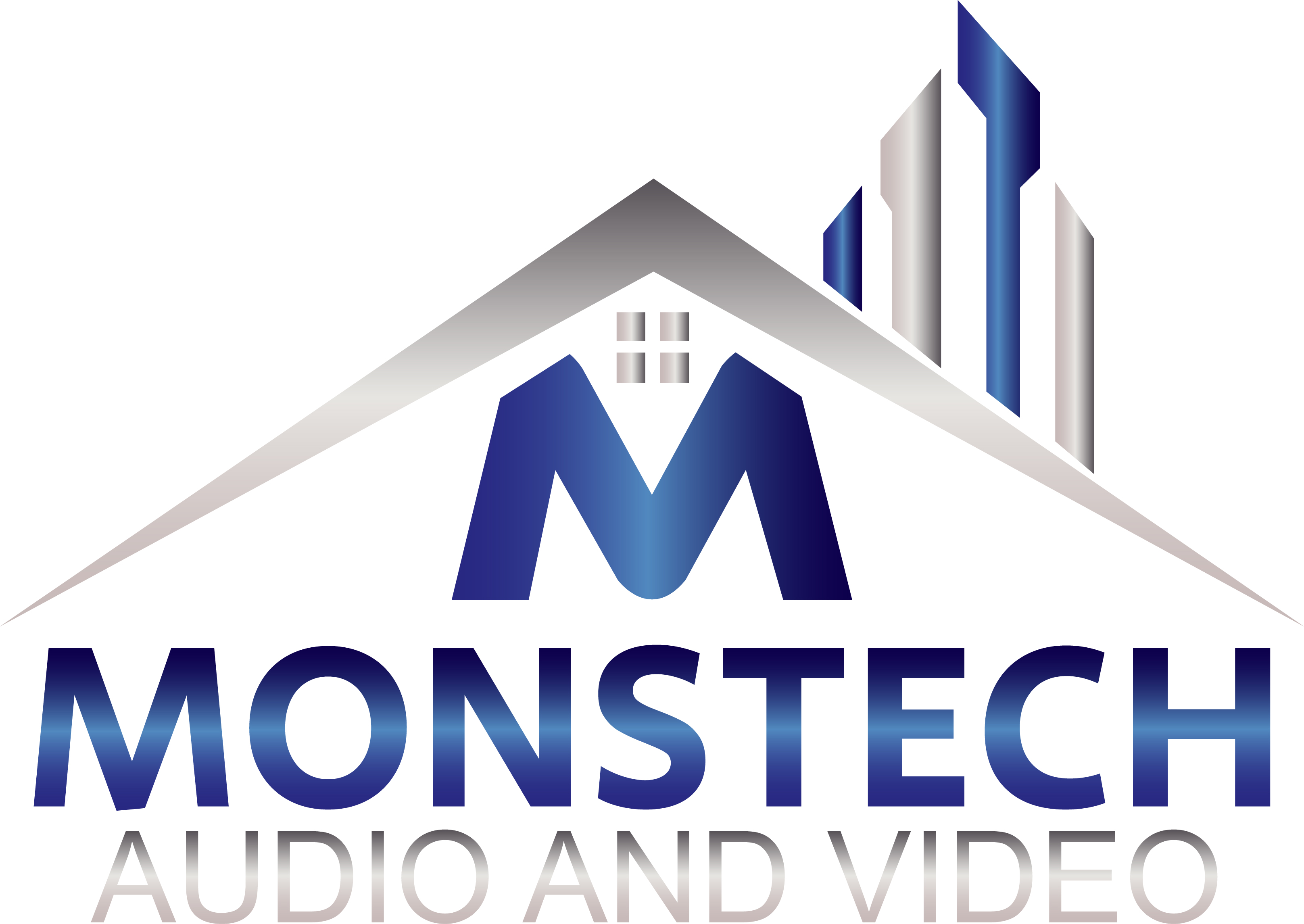 Monstech Audio and Video Logo