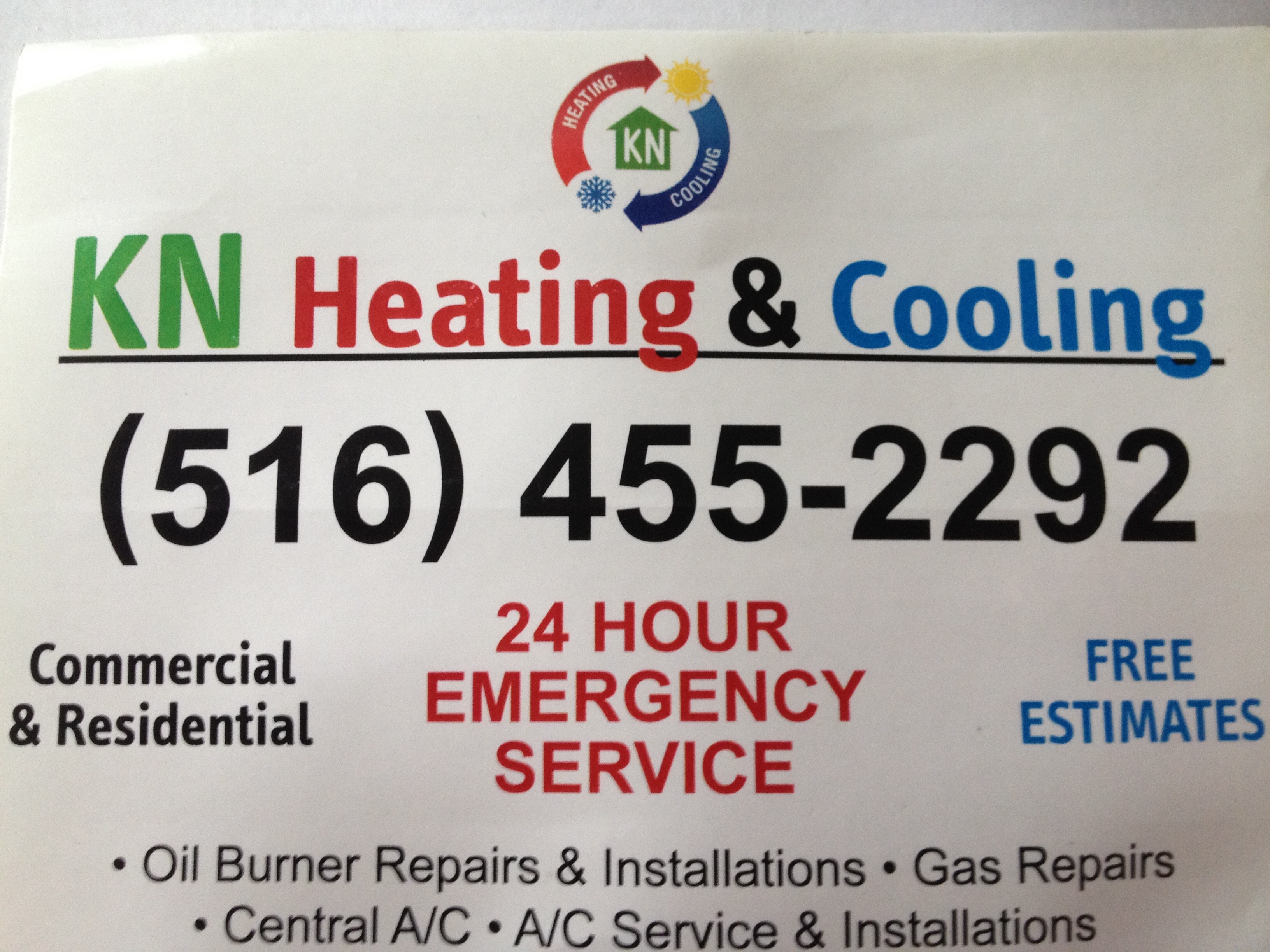 K.N. Heating and Cooling Logo