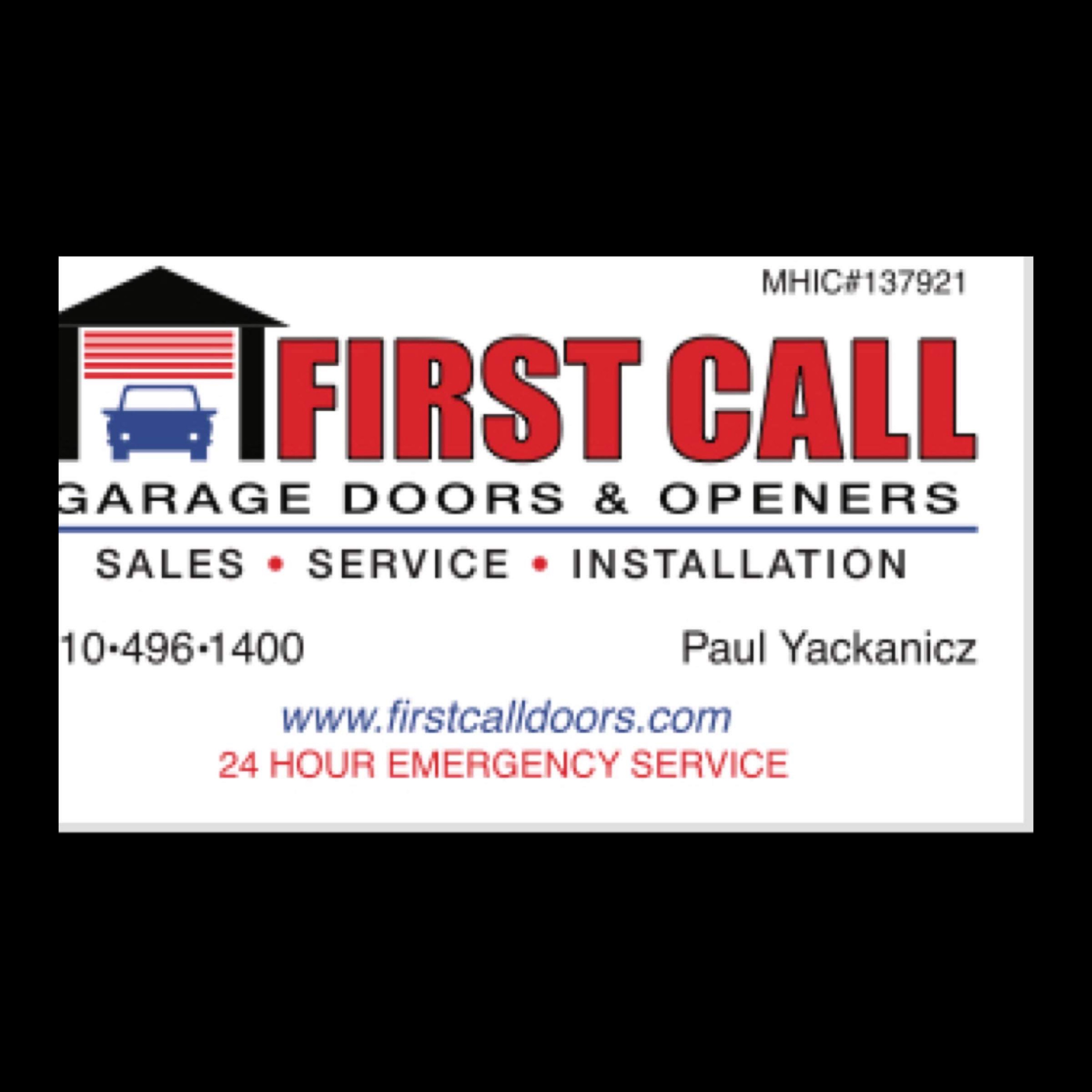 First Call Garage Doors Logo