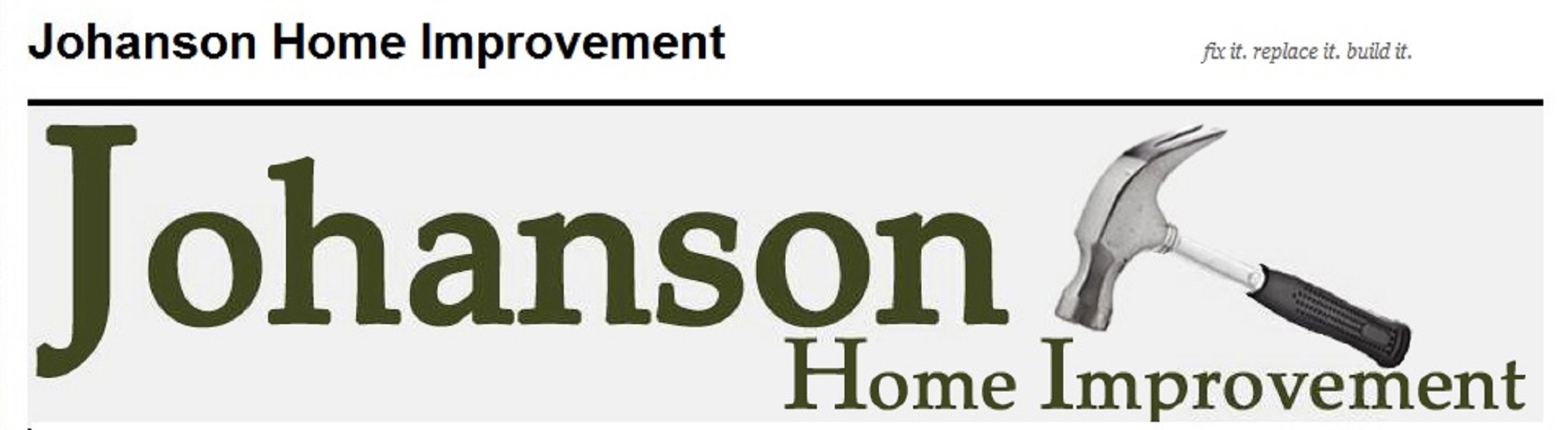 Johanson Home Improvement Logo